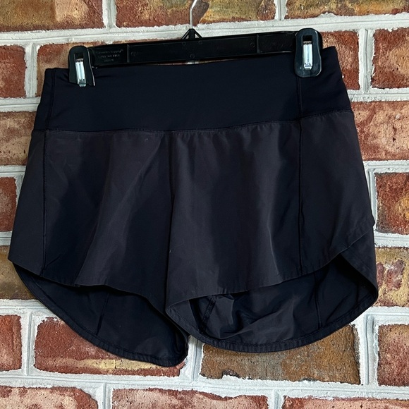 lululemon athletica 4” speed up black Women's Athletic Shorts. Size 4 - Picture 1 of 8